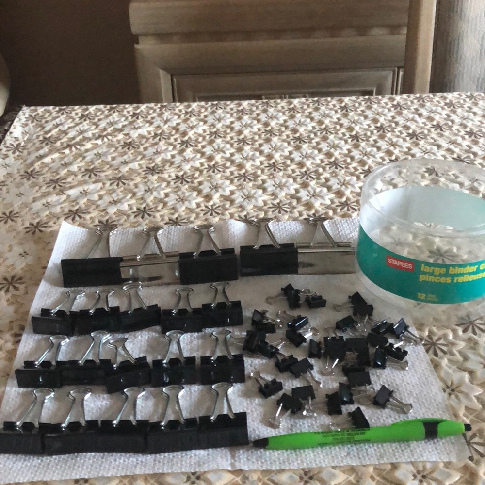 Large and small clips